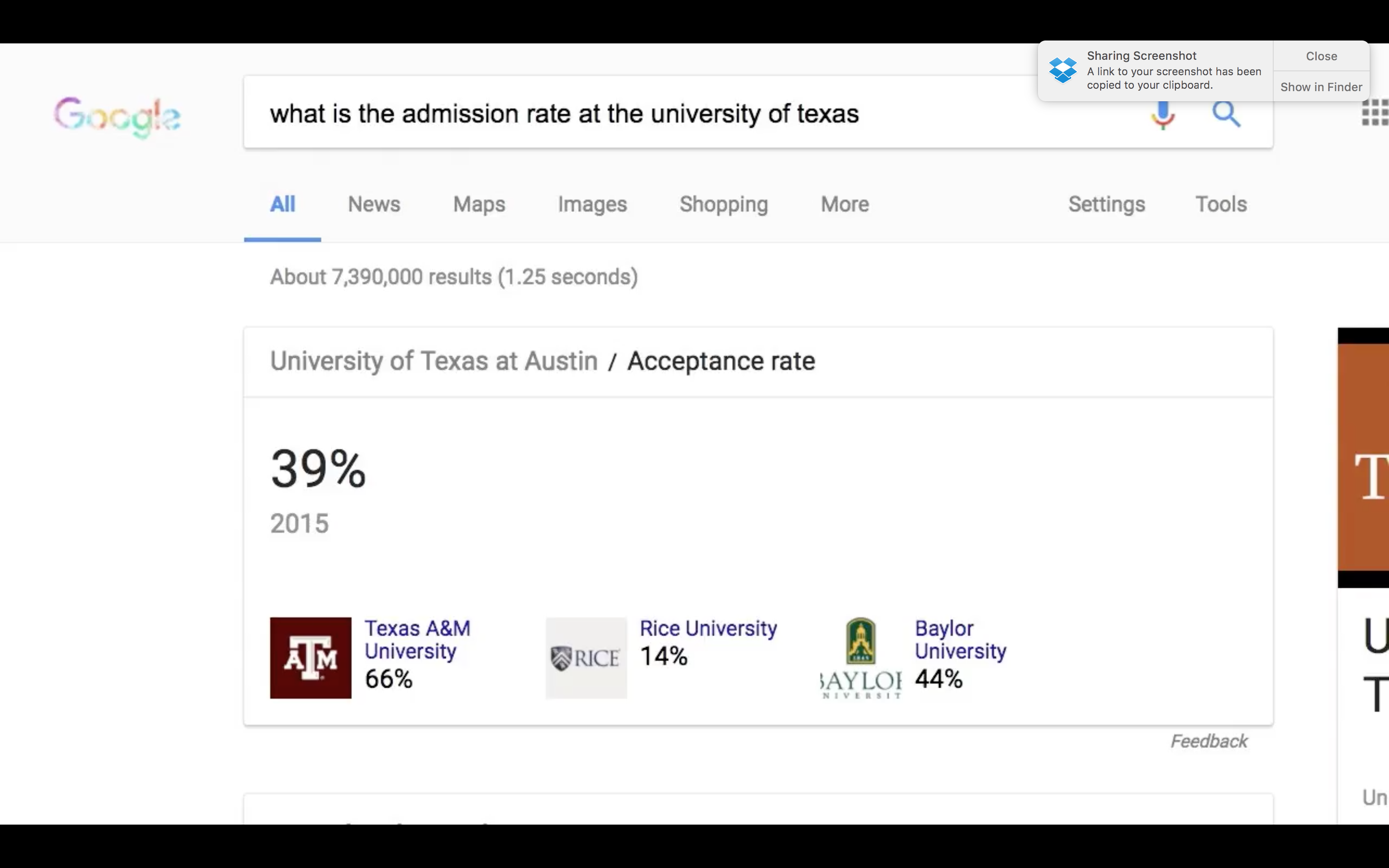 Google Search Result