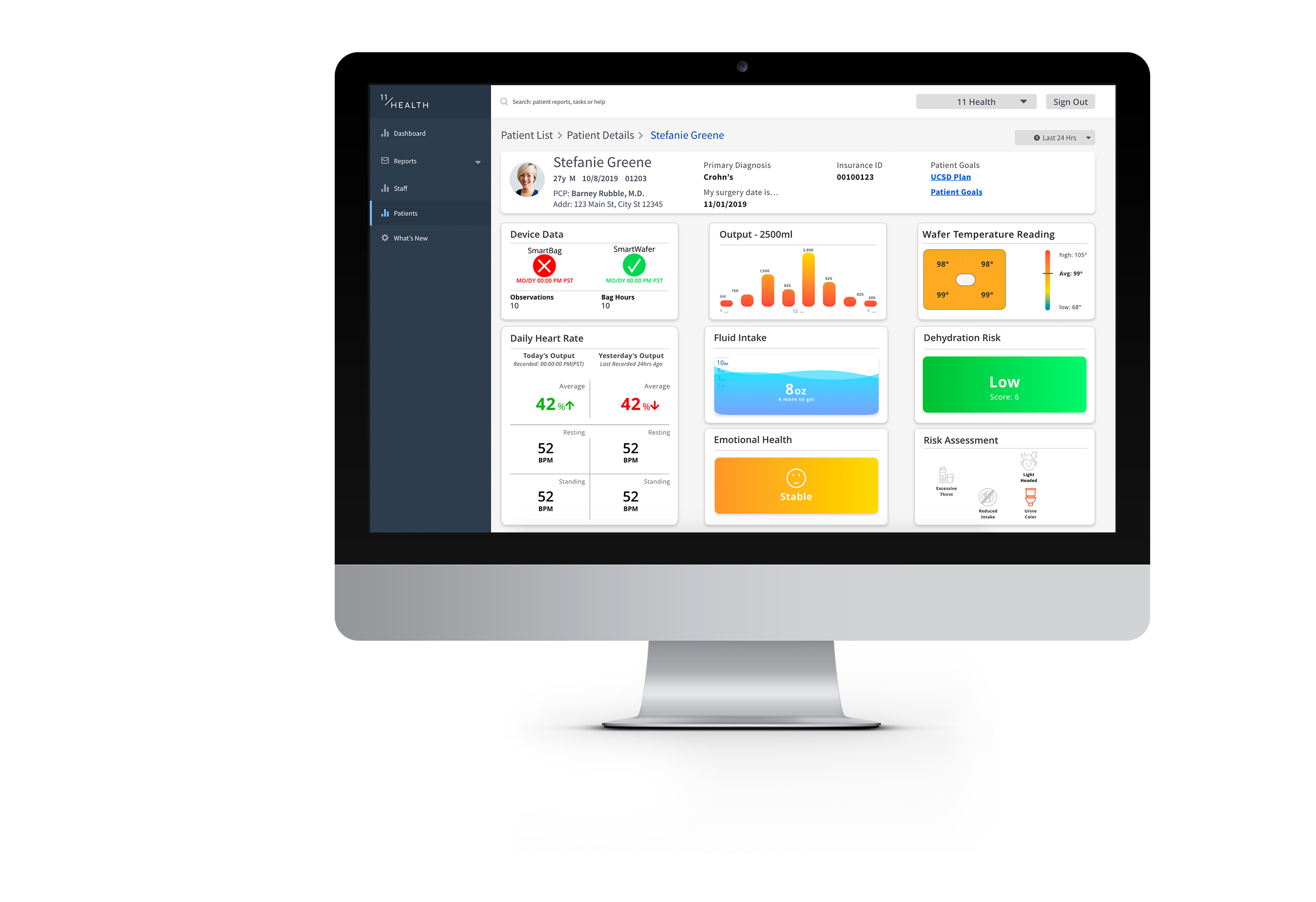 11 Health Clinical Dashboard