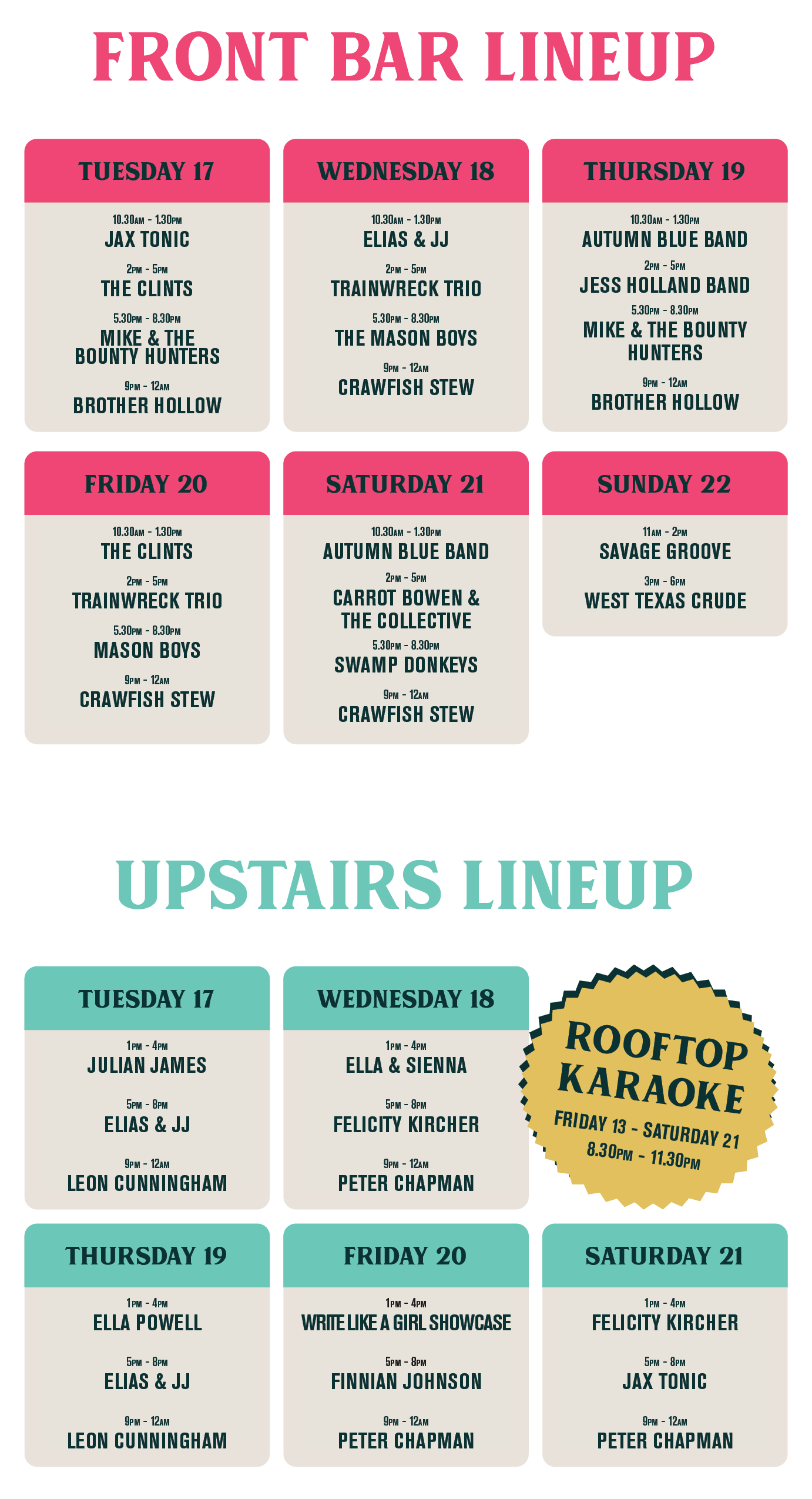 Tamworth Country Music Festival at The Tudor Hotel