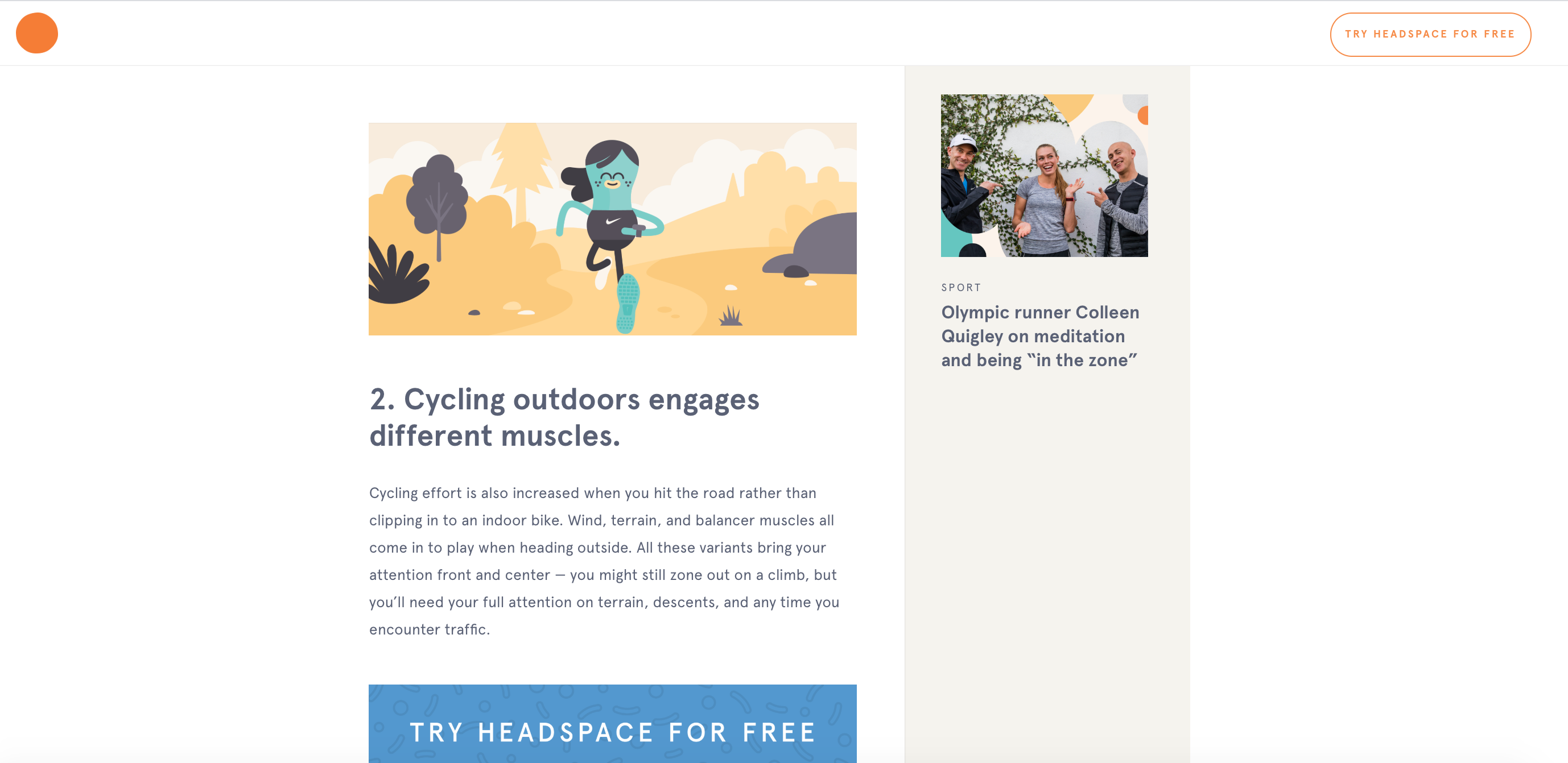 Stratégie d'engagement Headspace