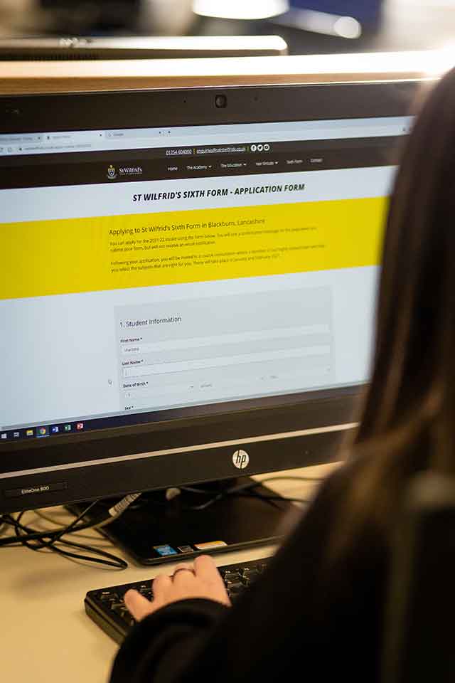 St Wilfrid's C of E Academy Sixth Form in Blackburn, Lancashire