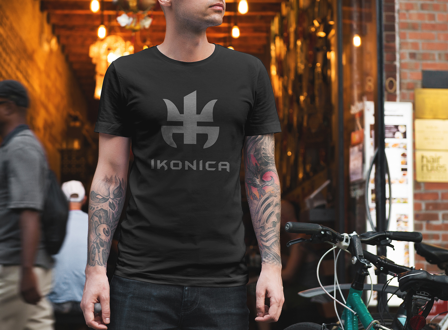 design tshirt logotipo ikonica por switch studio