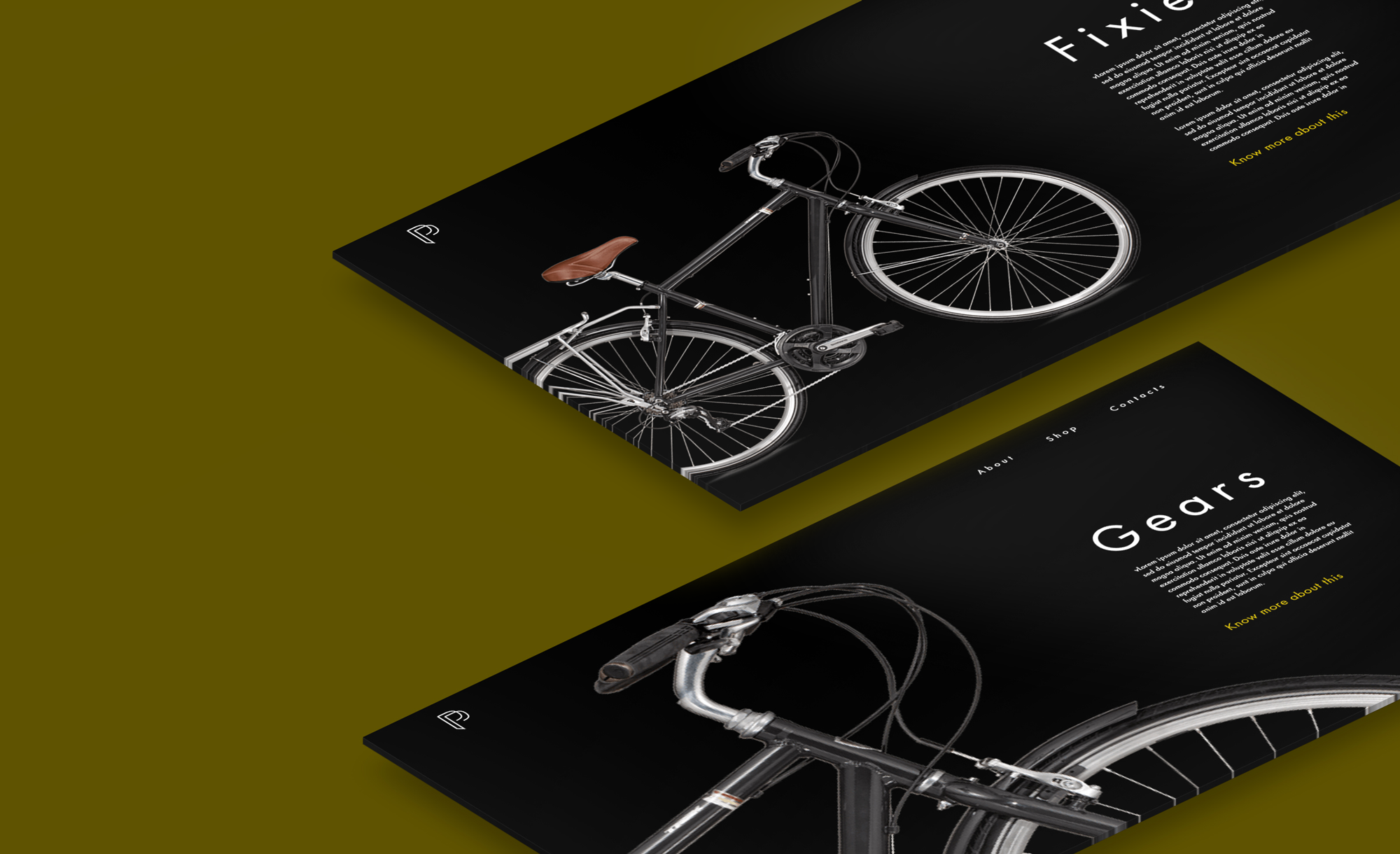website layout switch studio