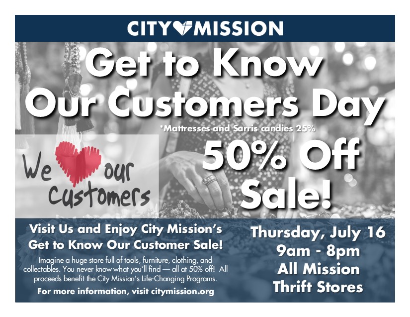 Get to Know Your Customer Day flyer