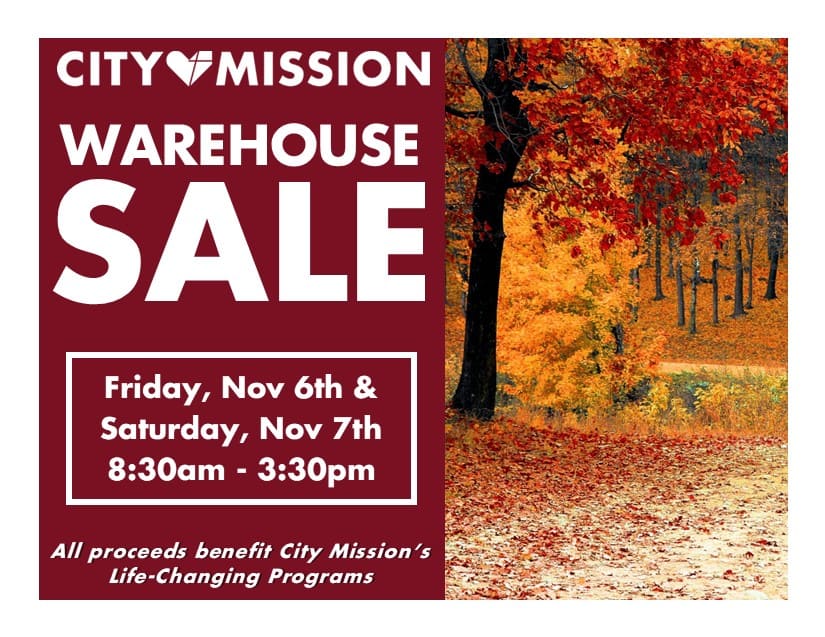fall warehouse flyer