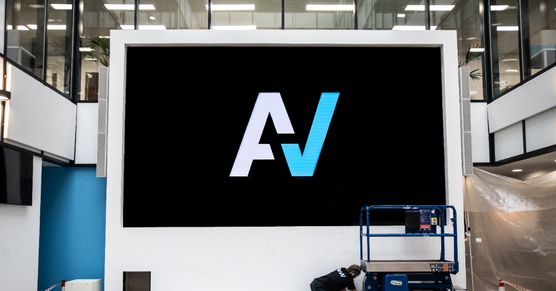 image of led wall showing tenav logo