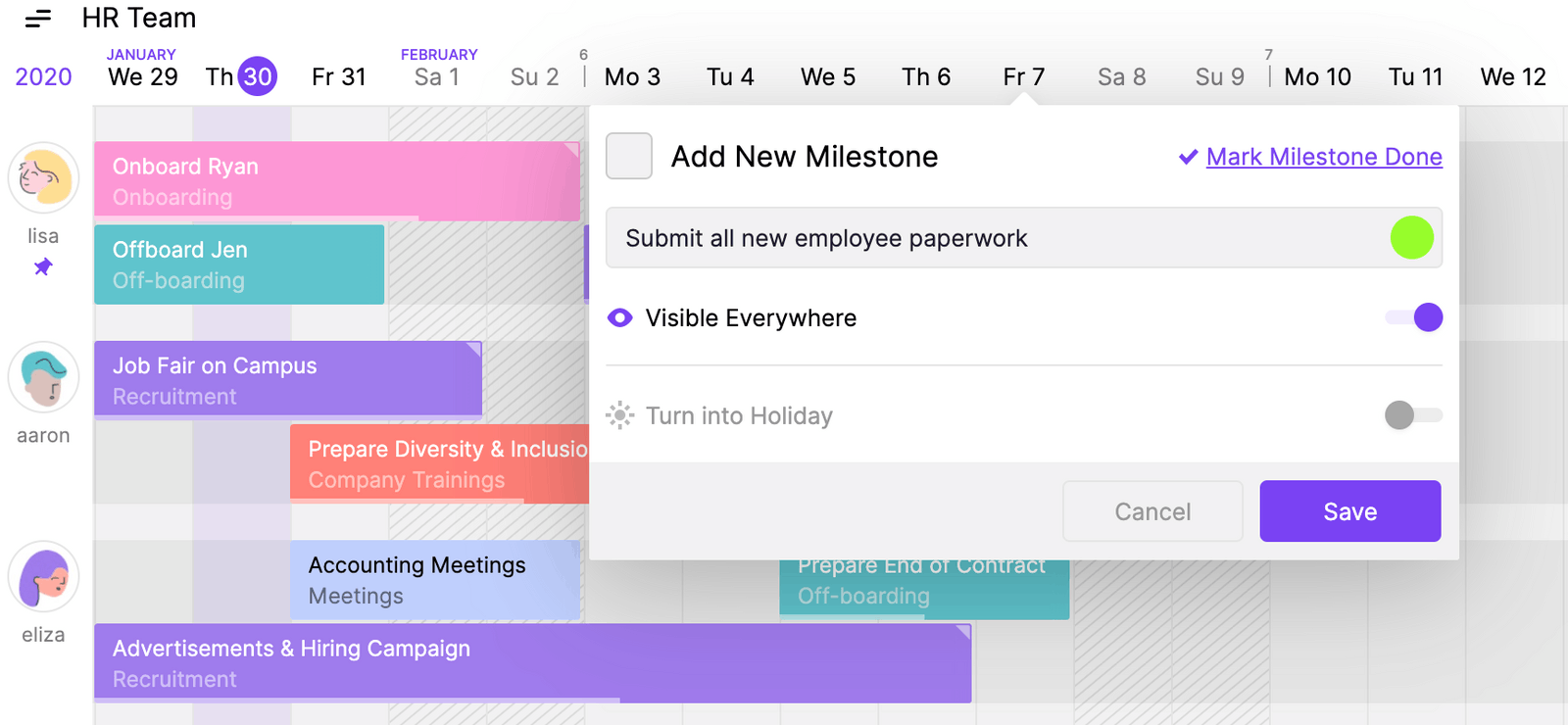 Beautifully Simple Online Schedule Planner