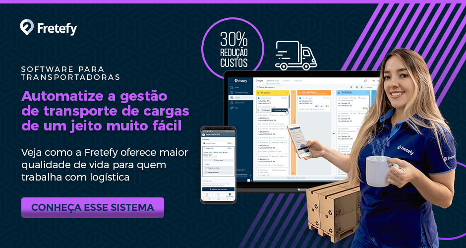 Automatize a gestão de transporte de cargas de um jeito muito fácil