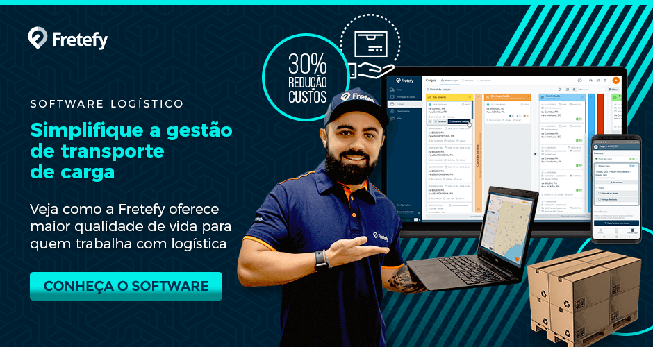 Simplifique a gestão de transporte de carga