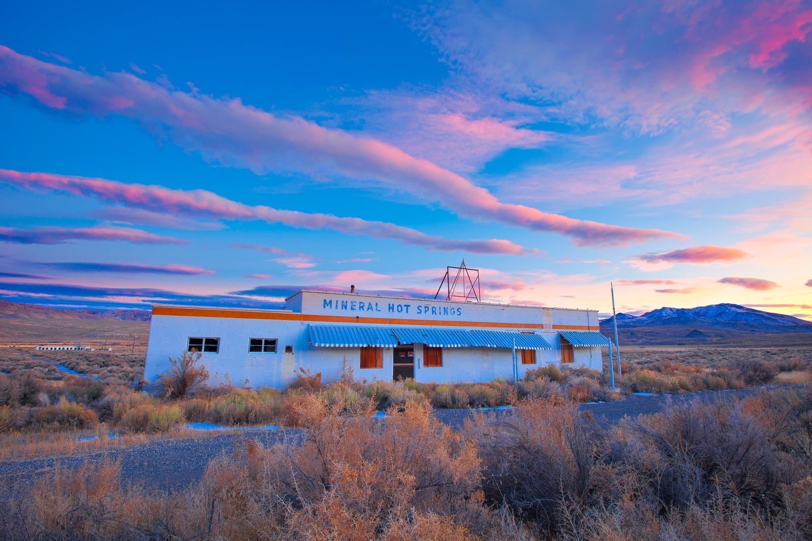 Abandoned Mineral Hot Springs near Jackpot Nevada • Dan Sorensen
