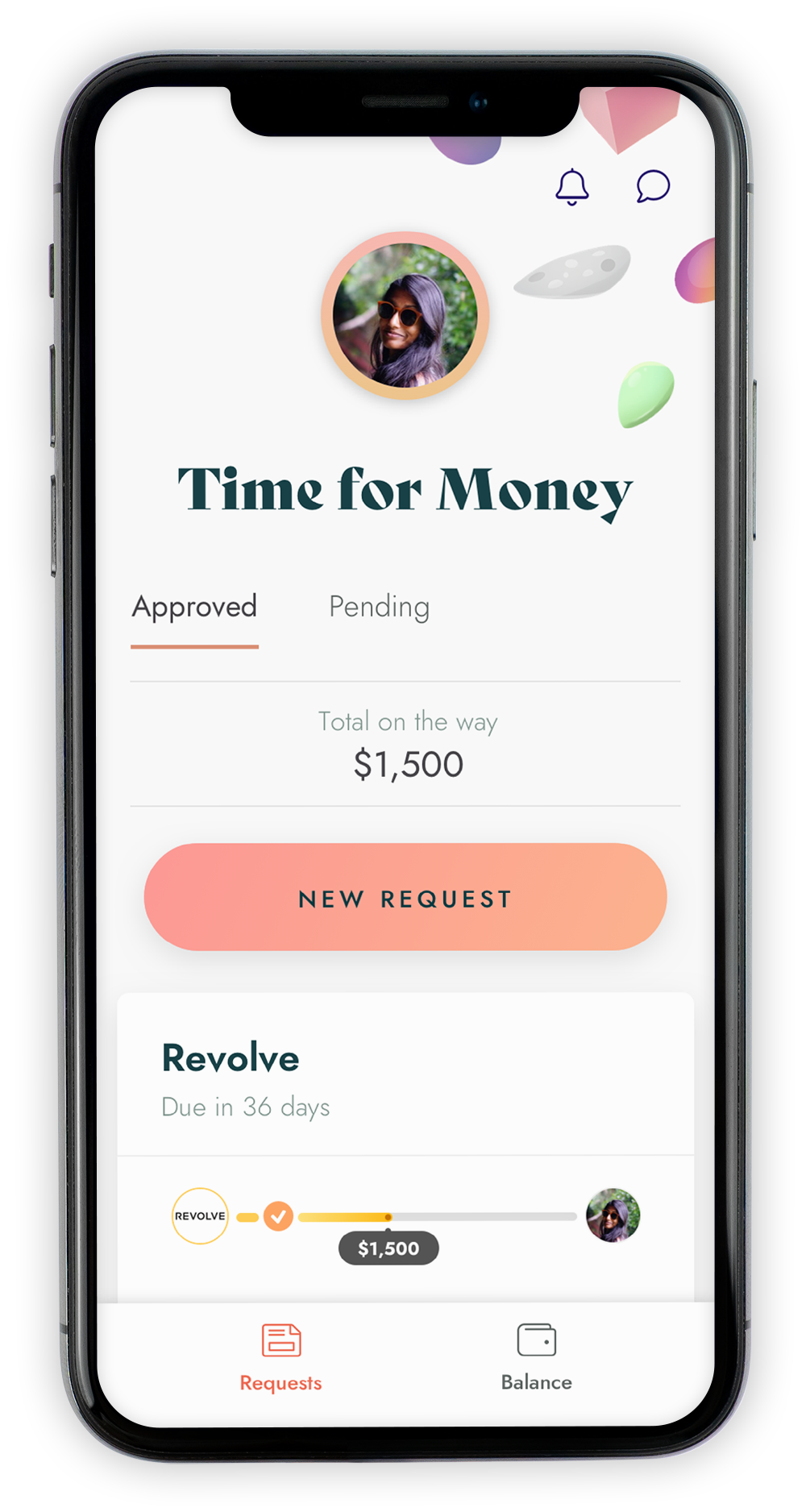 An iPhone 11 showing Willa Pay