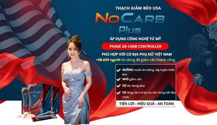 Thạch giảm cân NoCarb Plus