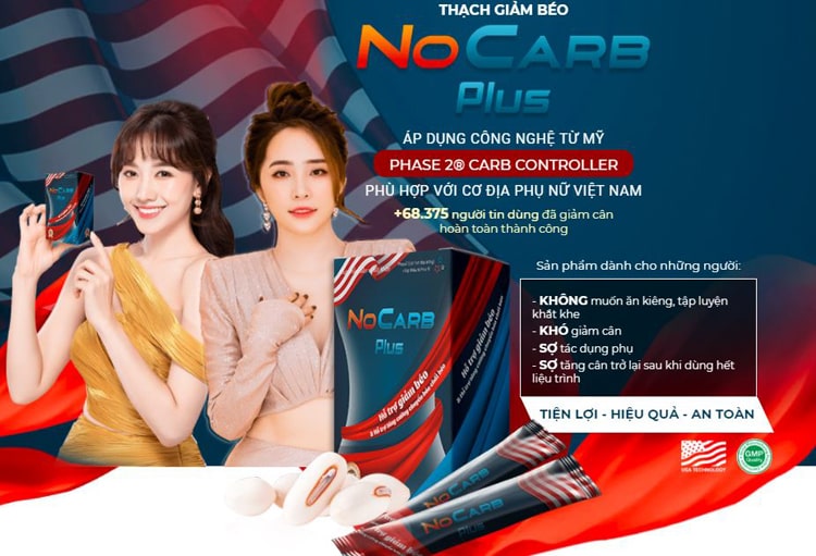 Thạch giảm béo NoCarb Plus