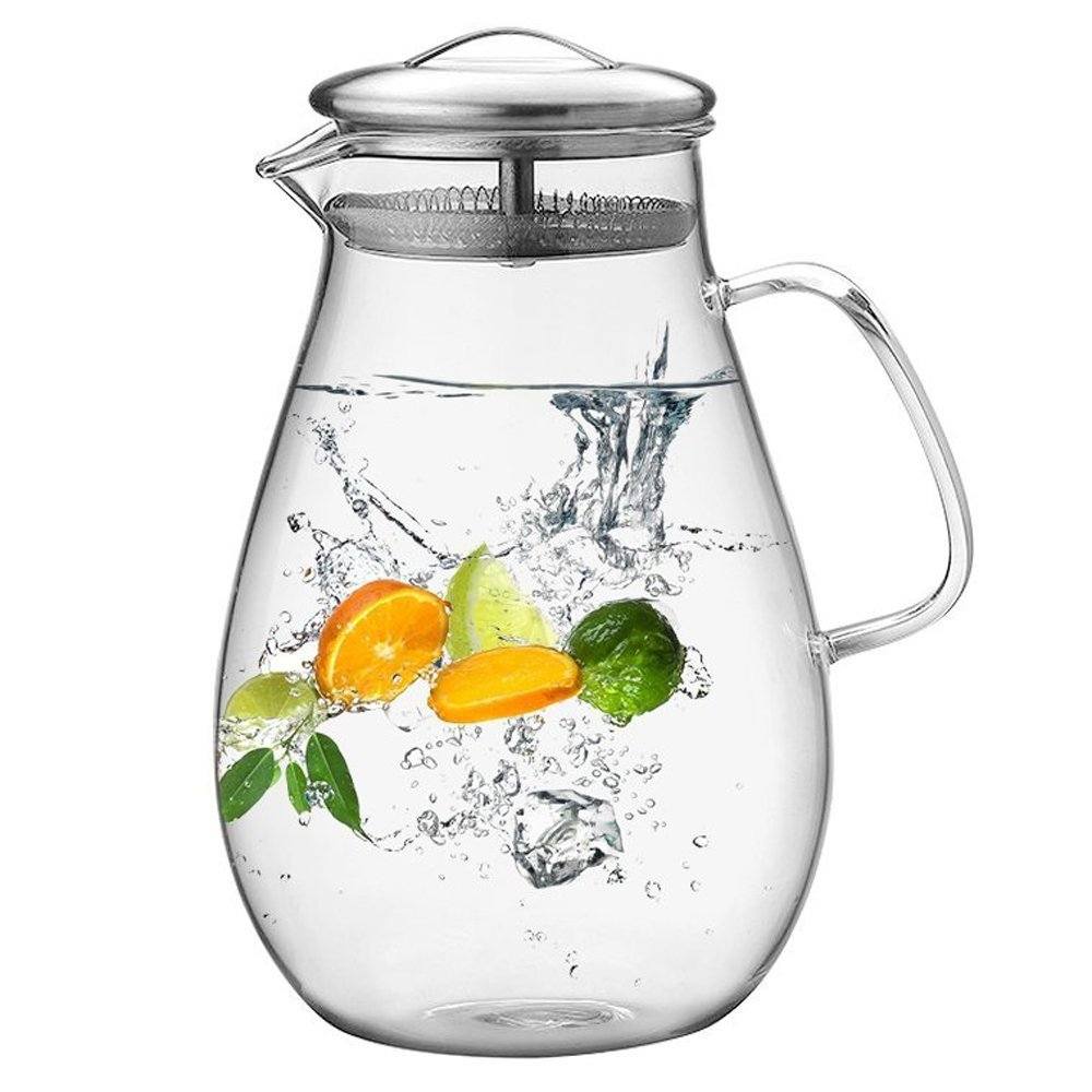 Hiware Glass Water Infuser Pitcher
