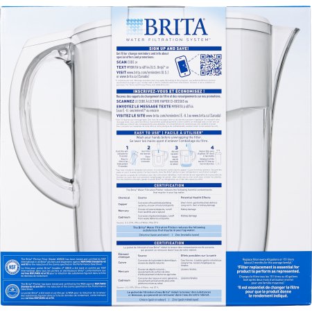 Brita 10 Cup Everyday Water Pitcher Instructions