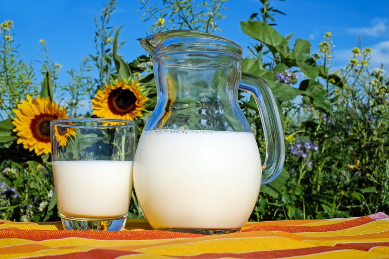 pitcher and a glass of milk, healthy alternative to soda