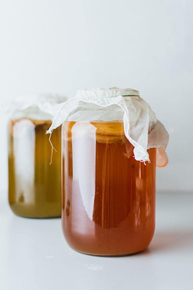 jars of kombucha, healthy alternative to soda