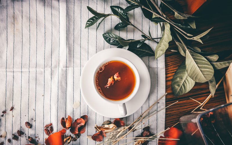 Rose tea I made