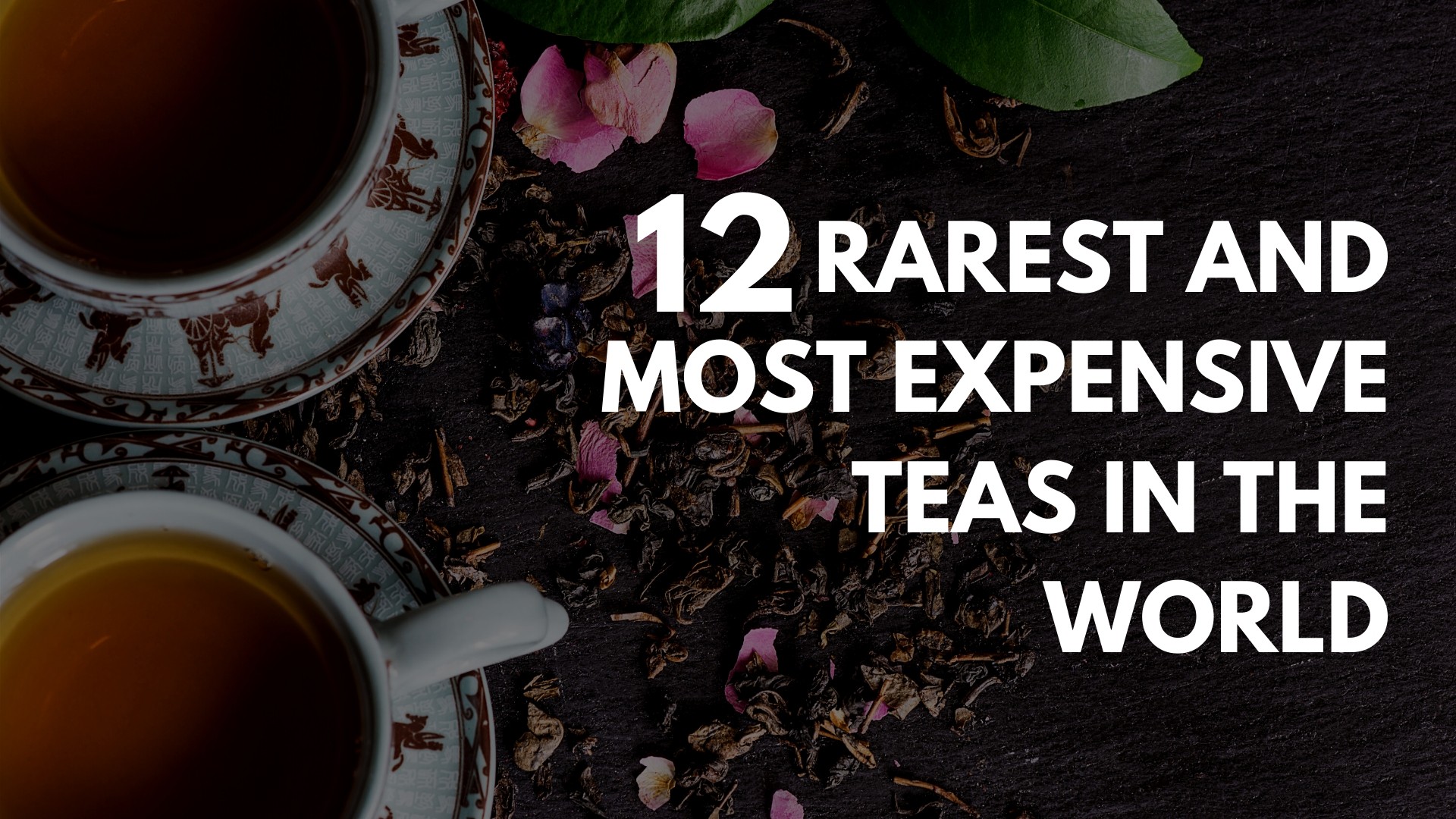 12 of the Rarest and Most Expensive Teas in the World