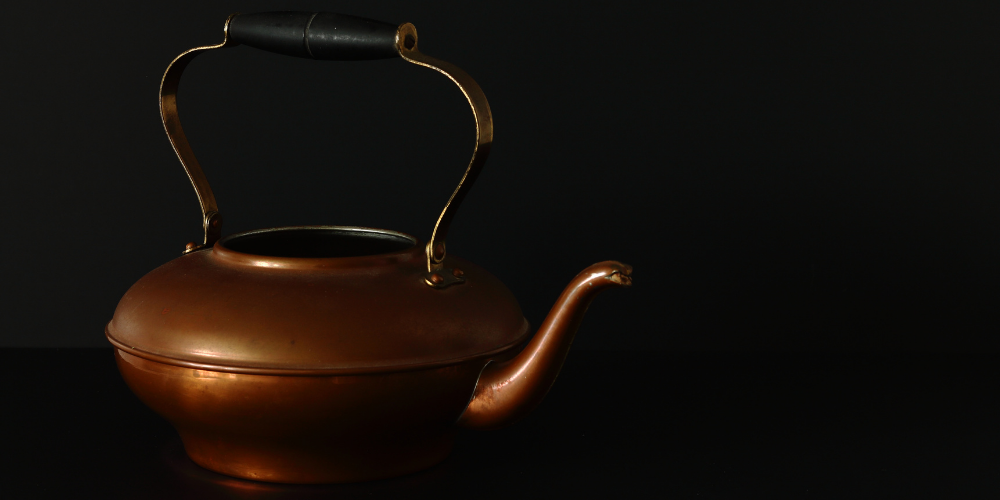 A Photo Of A Copper Tea Kettle