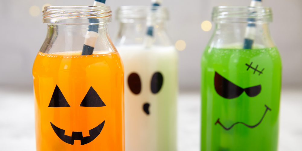 A Photo Of A Jack o’ Lantern Smoothie