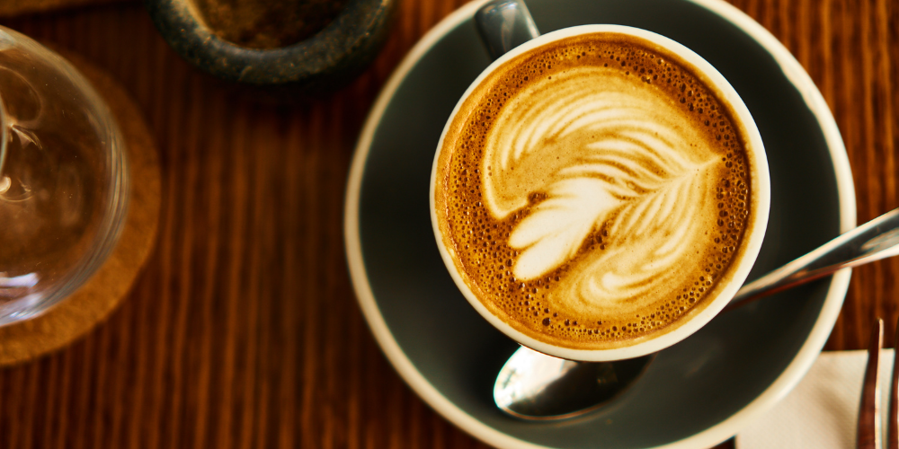 A Cup Of Flat White Coffee