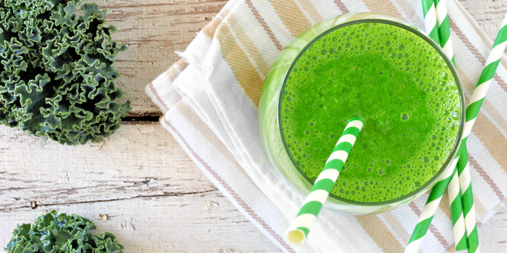 A Photo Of A Green Smoothie