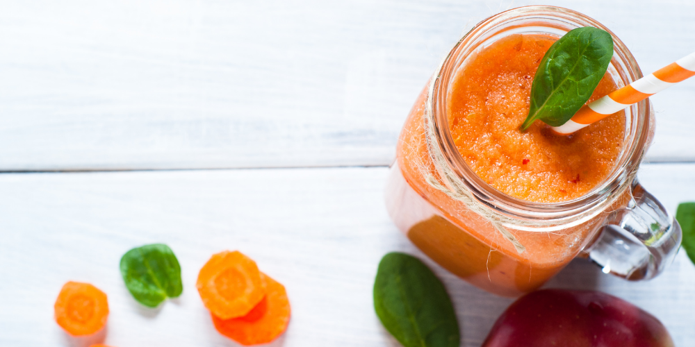 A Photo Of A Carrot Smoothie