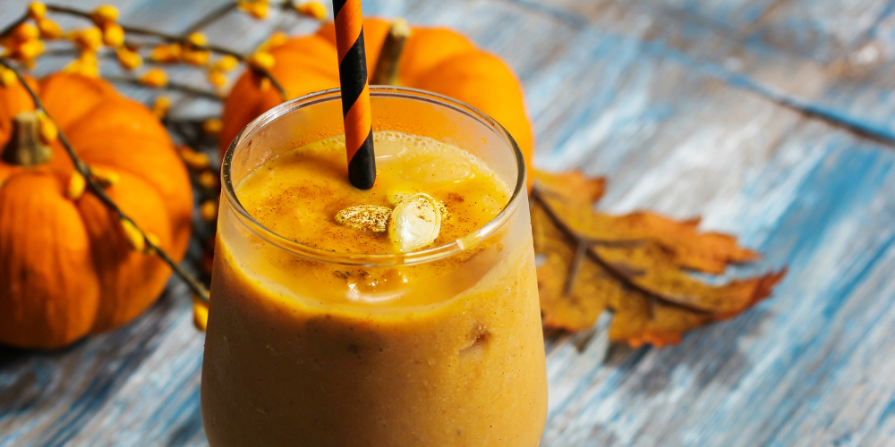 A Photo Of A Spiced Pumpkin Smoothie