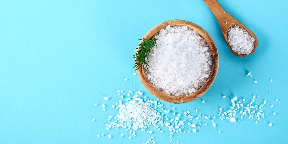 A Container Full Of Rock Salt