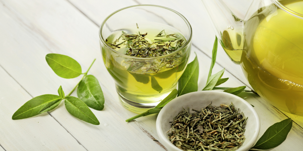 A Glass Of Green Tea