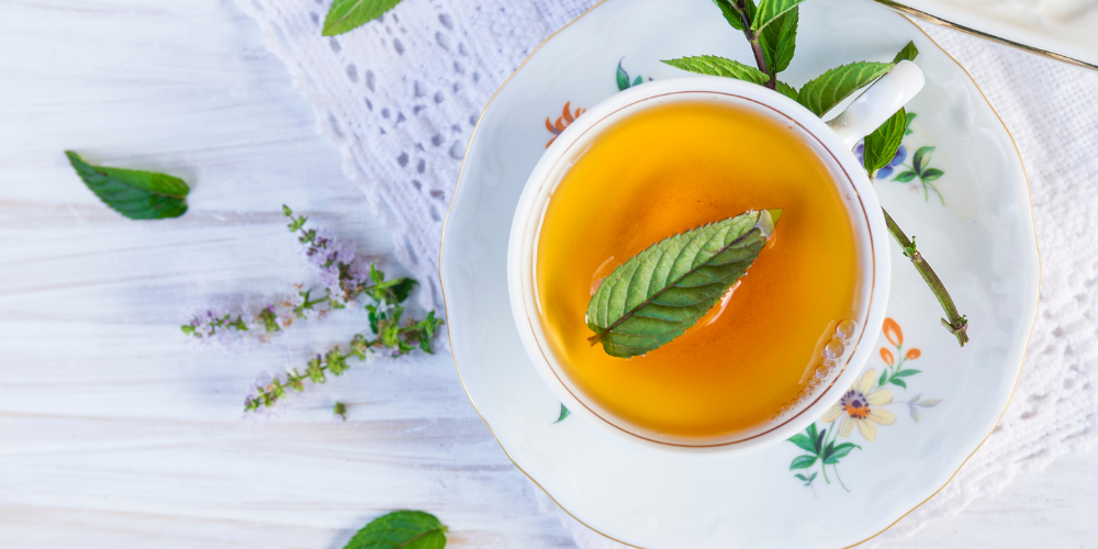 A Photo Of Peppermint Tea