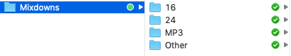 Mixdowns Folder