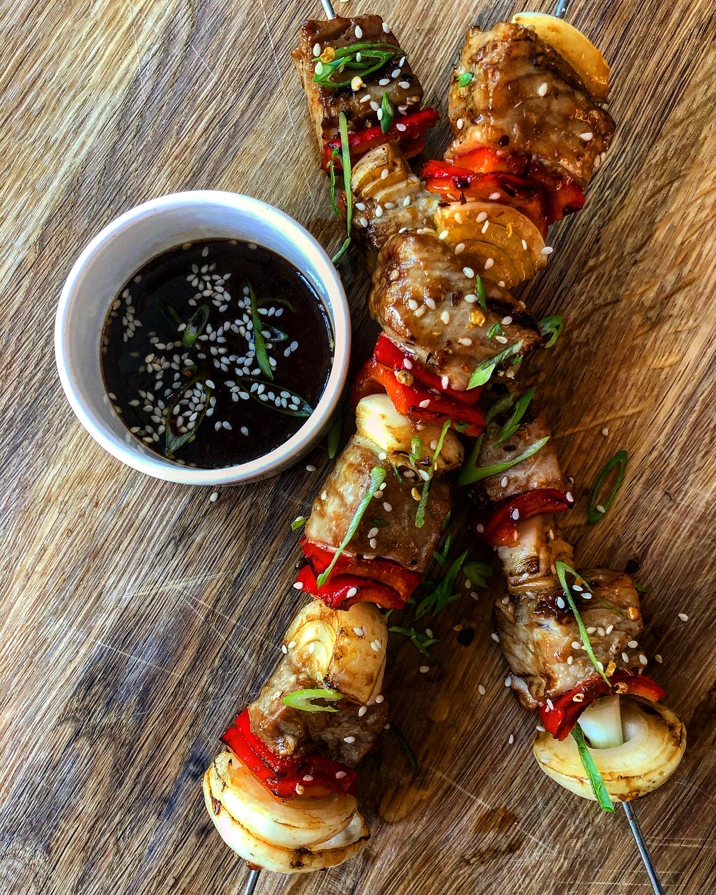 Teriyaki Tuna Skewers Recipe Katie Cooks