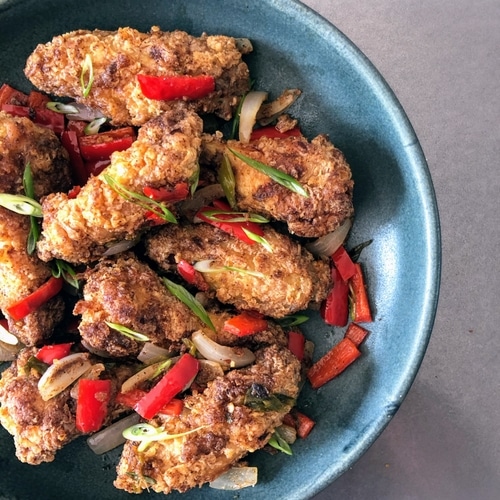 Salt and Chilli Wings Recipe Katie Cooks