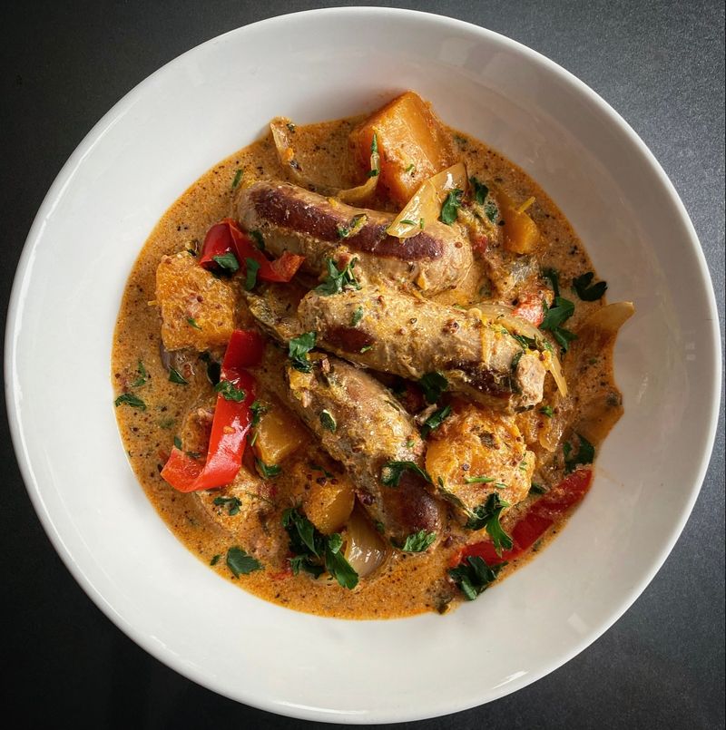 Sausage & Butternut Casserole Recipe Katie Cooks