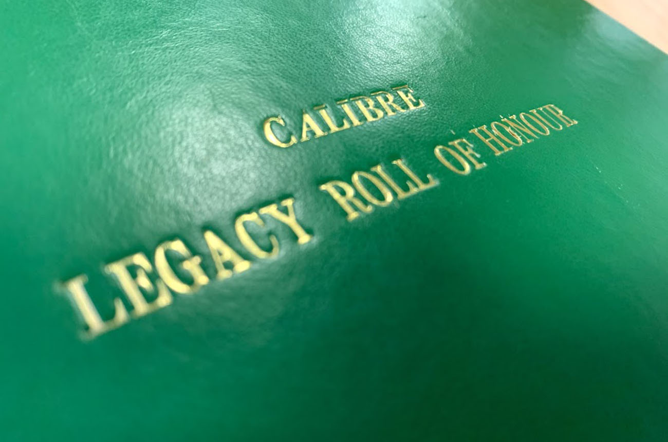 The cover of the Roll of Honour