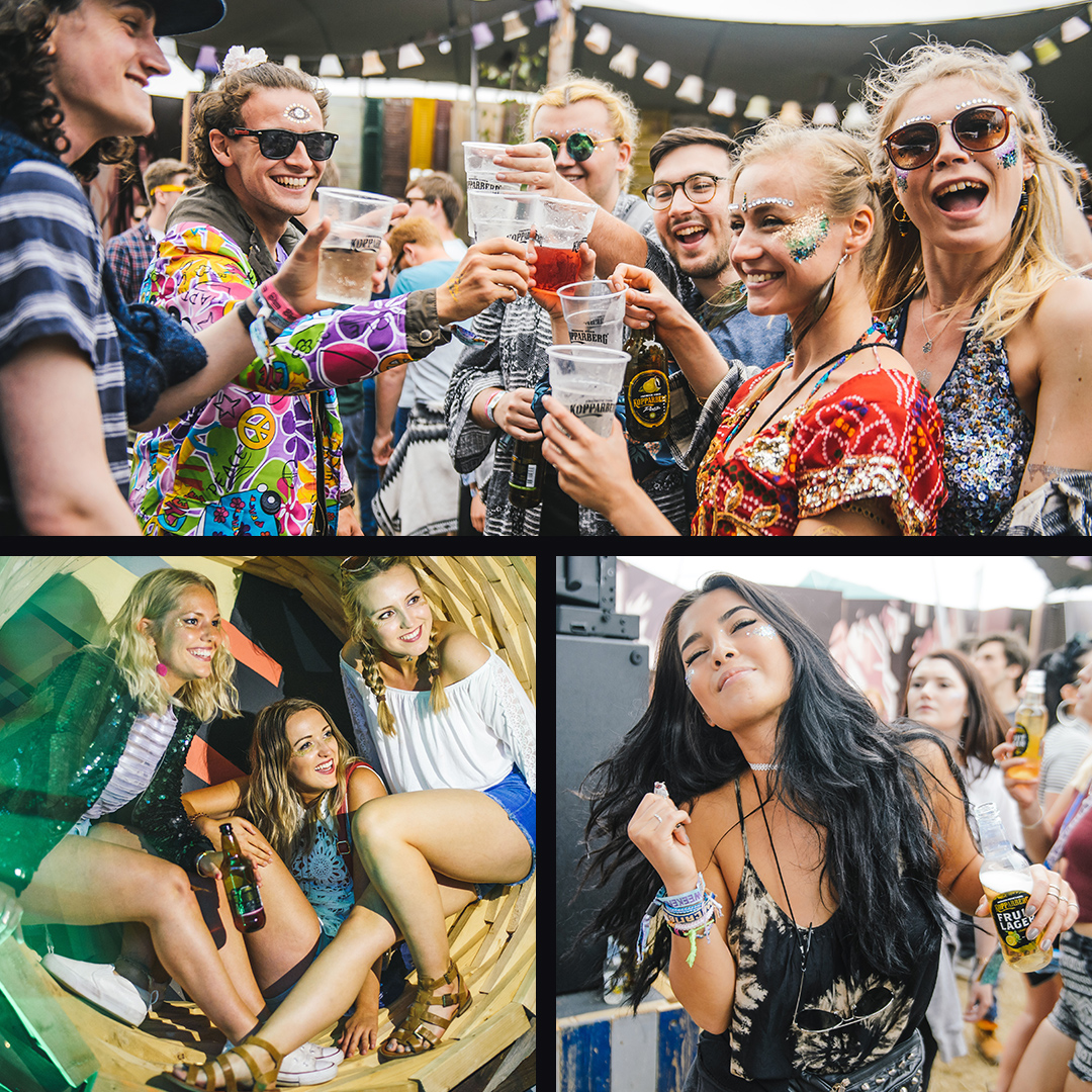 Guests partying and having fun at the brand experience.