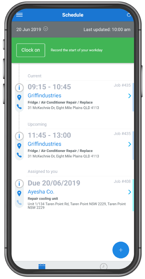 Simpro Mobile Notes XU Hub