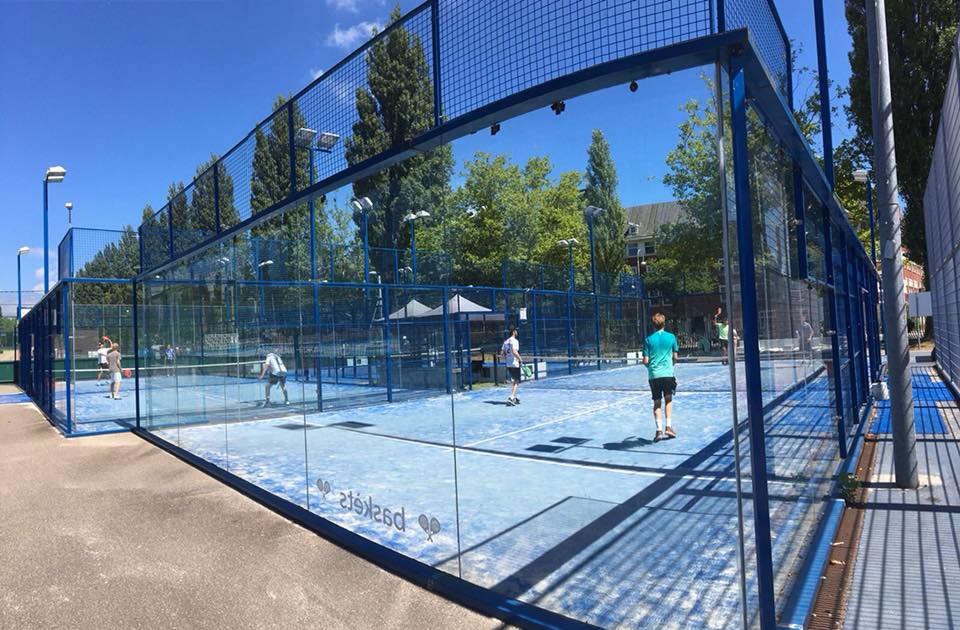 Padelbaan Olympiaplein Amsterdam