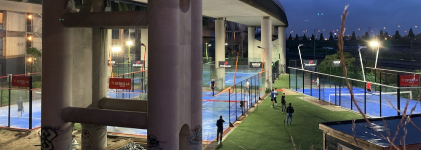 Padelbaan Sloterdijk Amsterdam