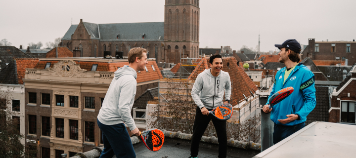Padelbaan Ijselhallen Zwolle