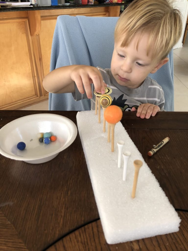 Great activity to arrange the planets in order