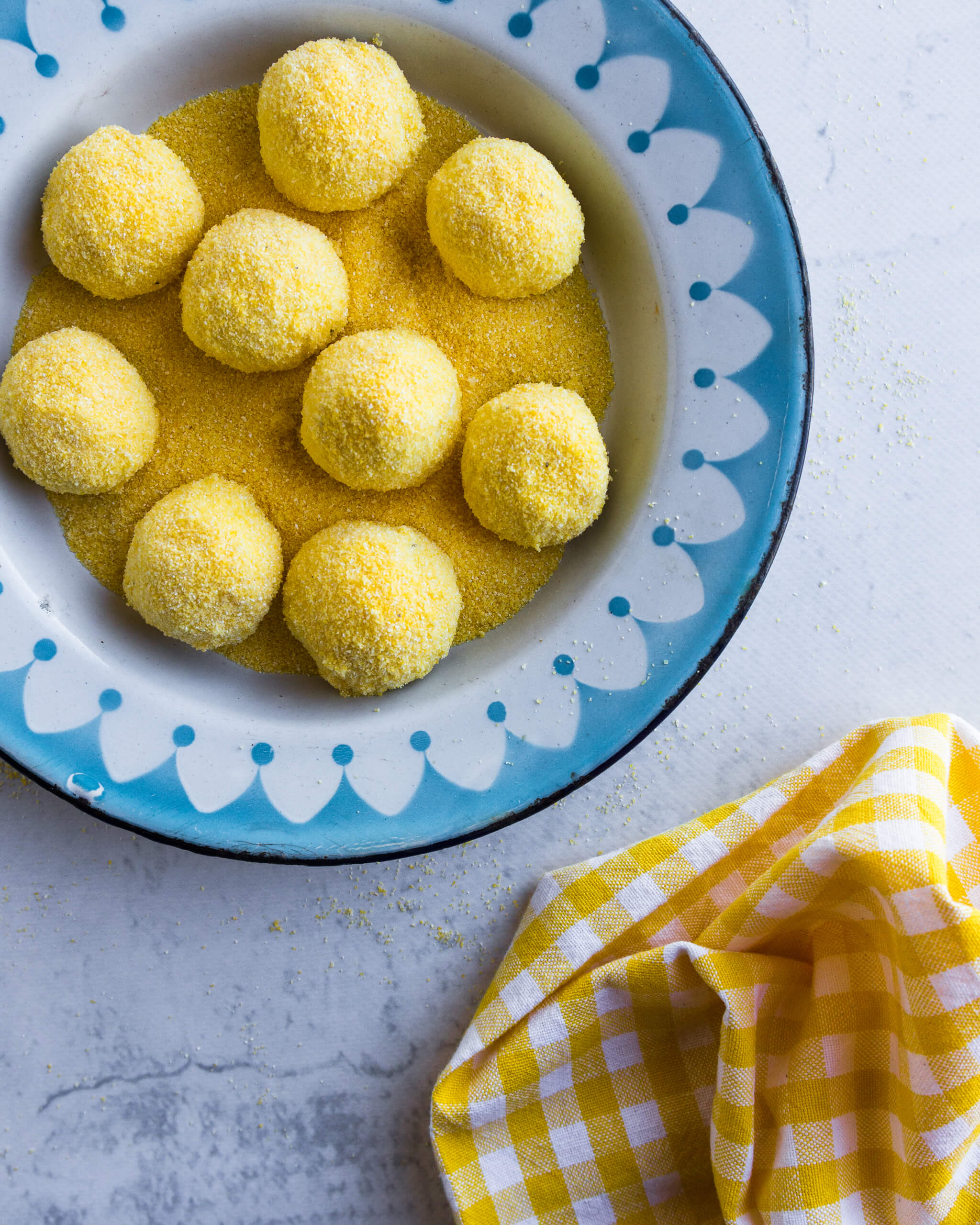 Gnudi ou Almondegas de Requeijao