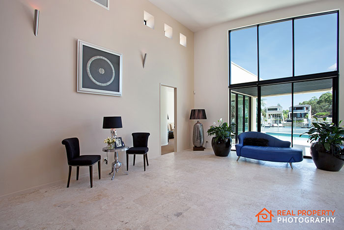 Use available lighting, a well lit space can make or break a photo