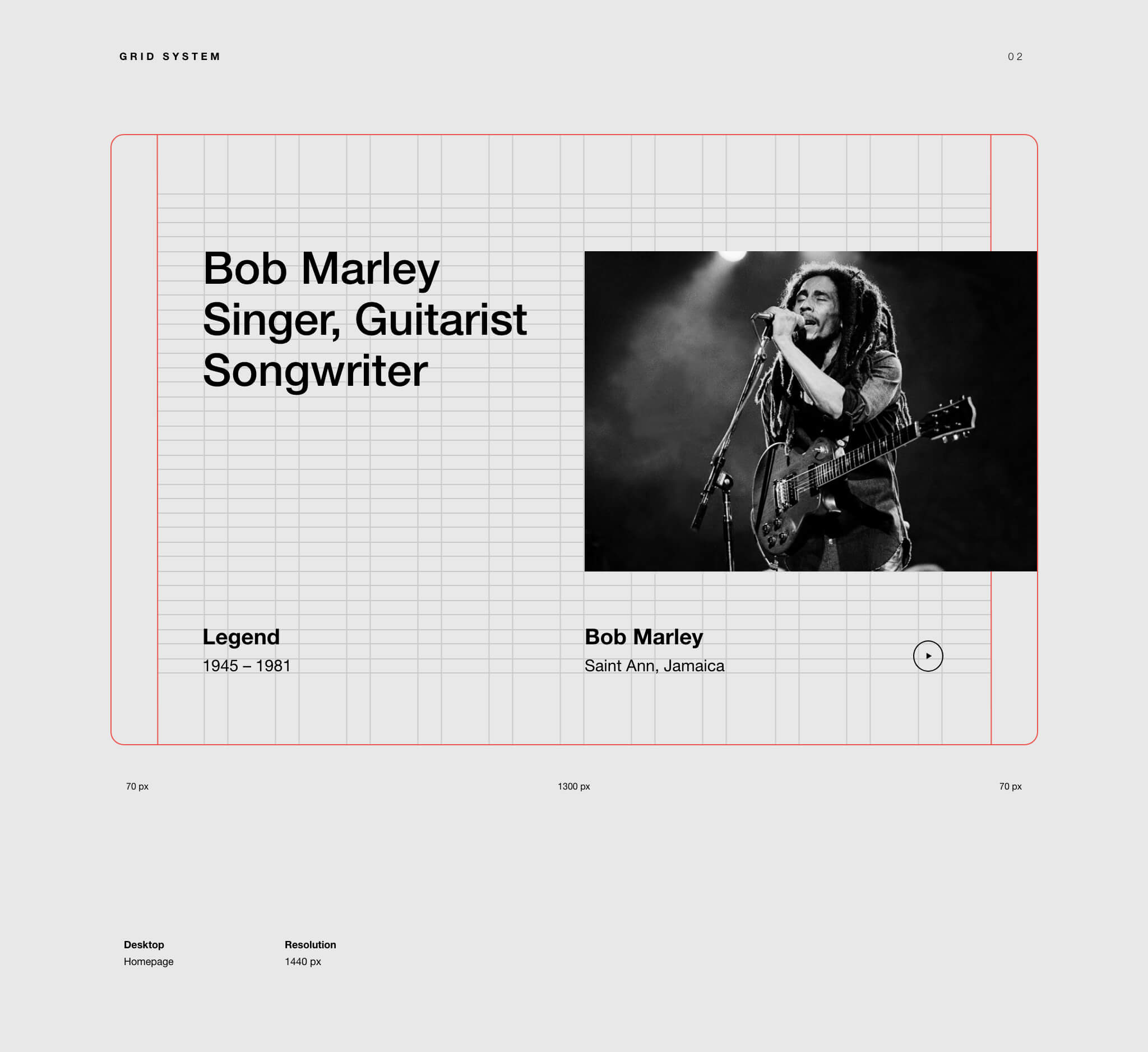 Website Layout Grid