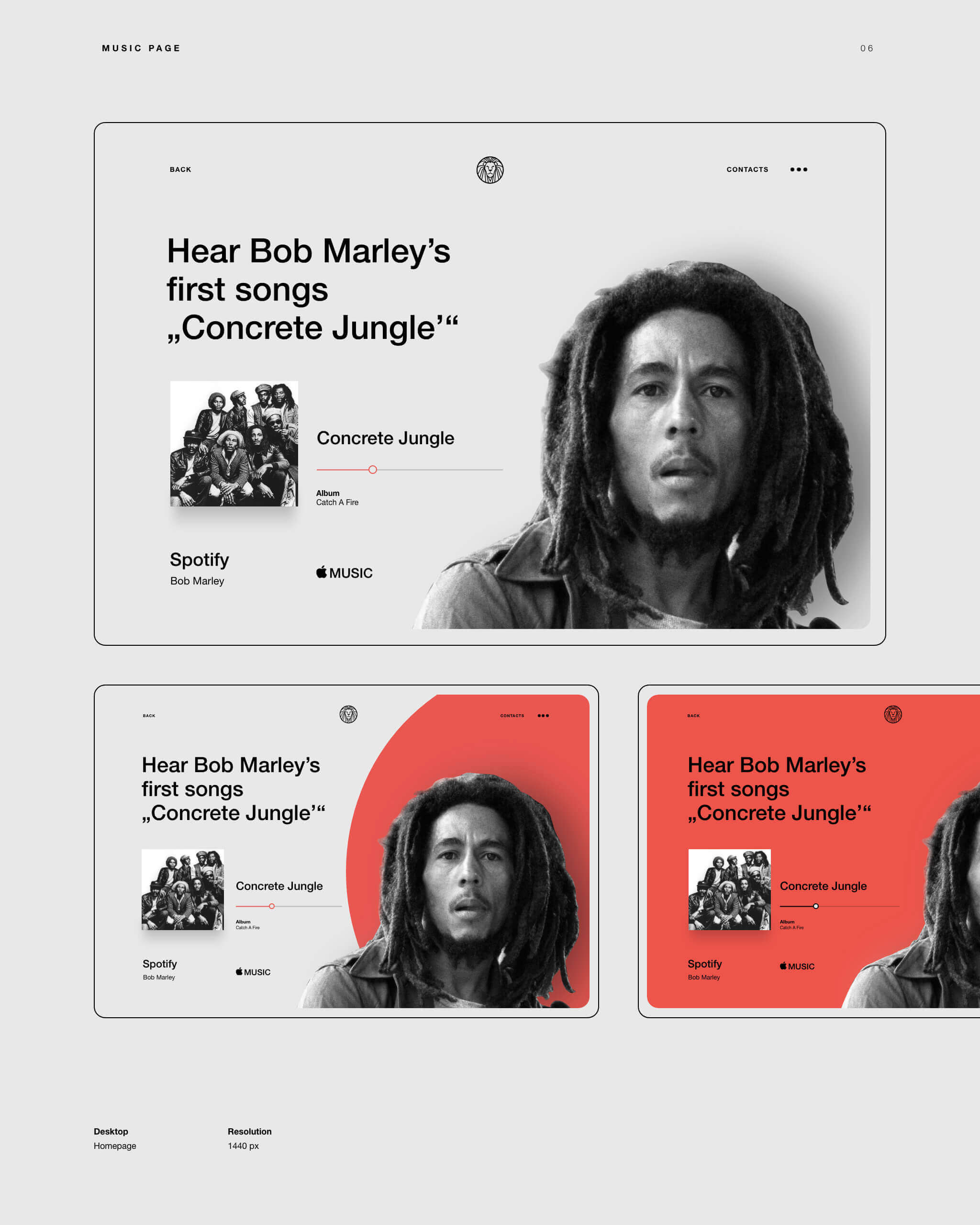Music Player Design
