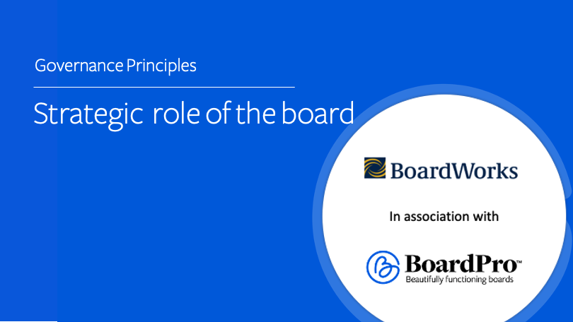 Strategic Role Of The Board