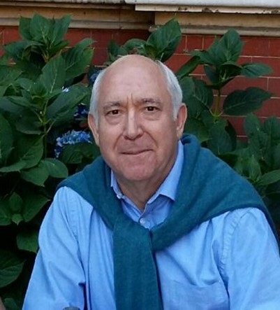 pepe gonzalez 69yrs from london wearing blue shirt and blue jumper