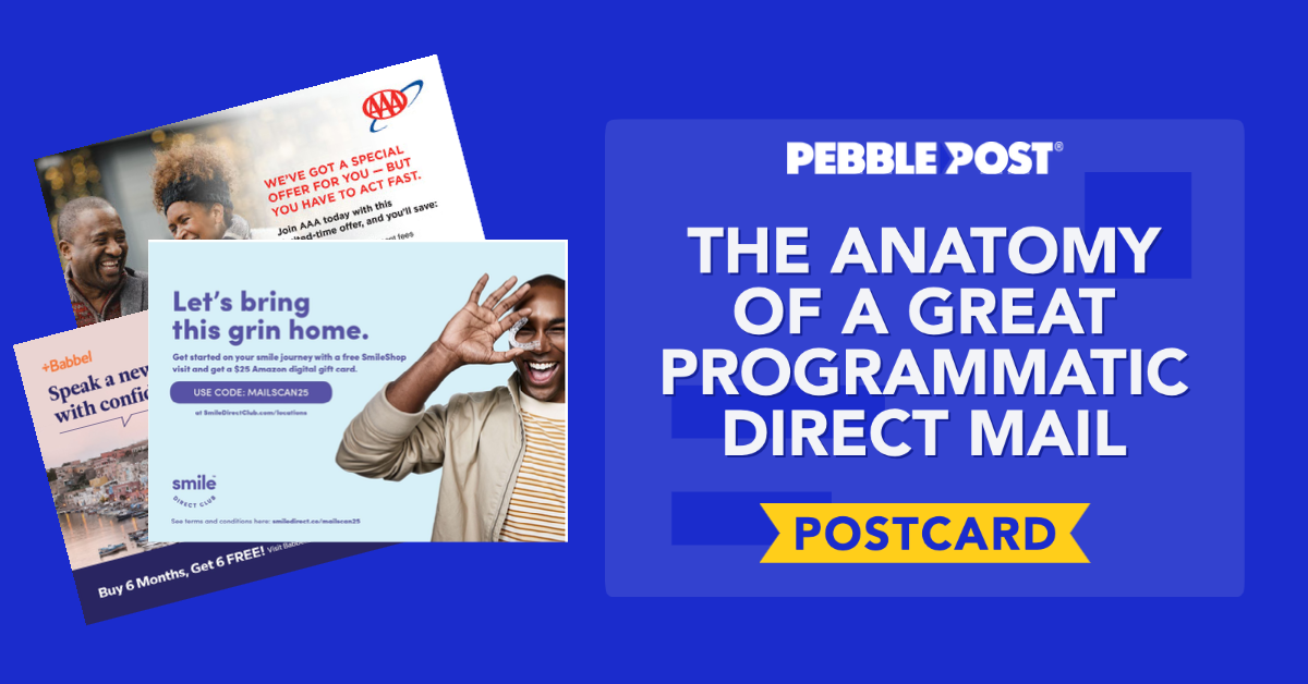 programmatic direct mail postcard